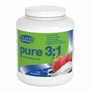 Pure Sport Nutrition pure 3:1 1kg Strawberry-Vanilla