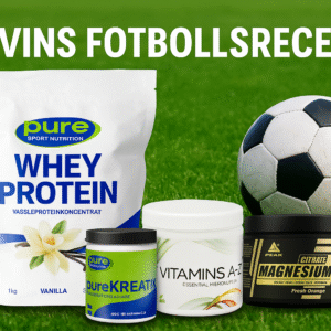ProFit Nutrition Startpaket Elvins Fotbollsrecept – Komplett Prestationspaket för Fokus, Energi & Återhämtning